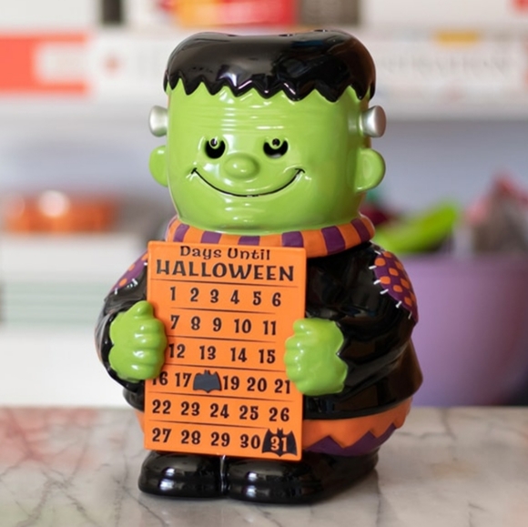 NIB "COUNTDOWN TO HALLOWEEN" Warmer Frankenstein Discontinued RARE - Picture 8 of 9